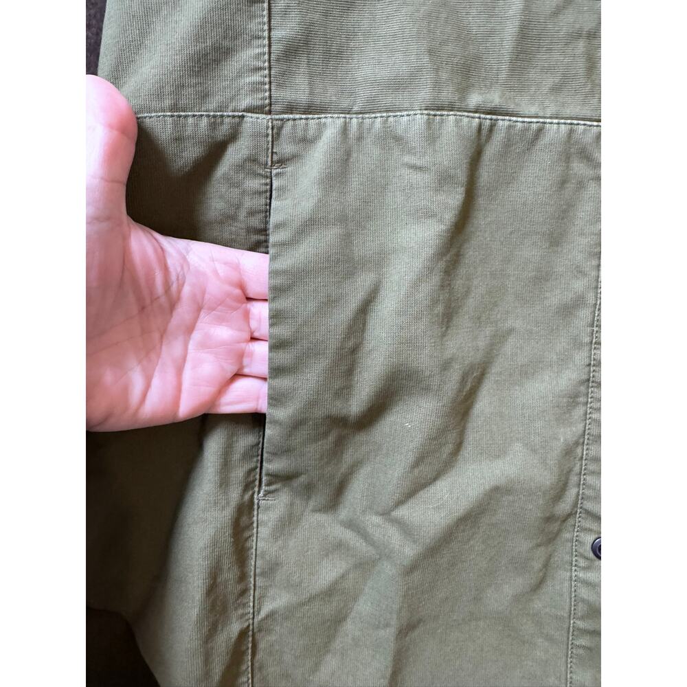 Hurley Olive Green Utility Overshirt Shirt Jacket Women's Large - Picture 3 of 11
